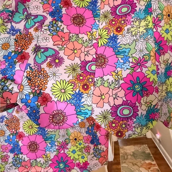 SSYS Pink Floral Two-Piece Shirt and Skort Set - Picture 6 of 11